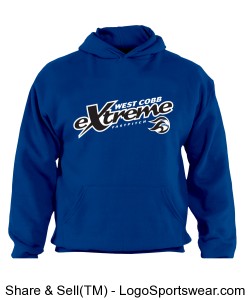 Adult Russell Dri-POWER Pullover Hooded Sweatshirt in Royal Design Zoom